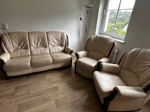 Sofa und zwei sessel - zwei, in